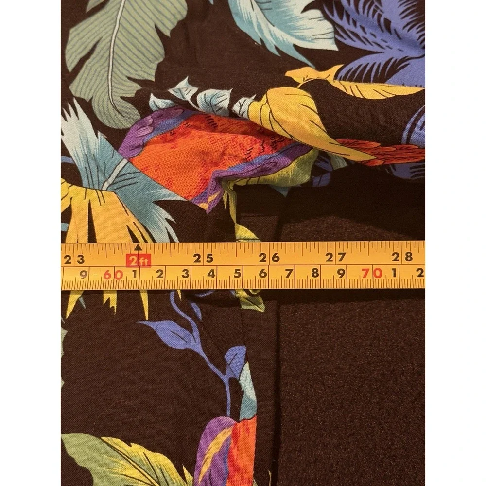 RJC Brand Jungle Parrots Cotton Hawaiian Shirt Mens‎ Size XXL